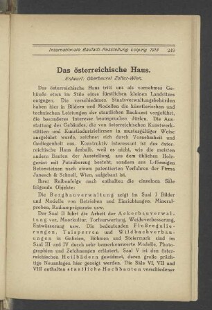 Dasa österreichische Haus.