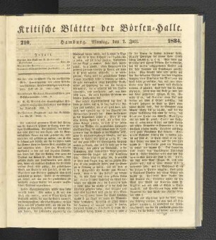 210. 7. Juli 1834