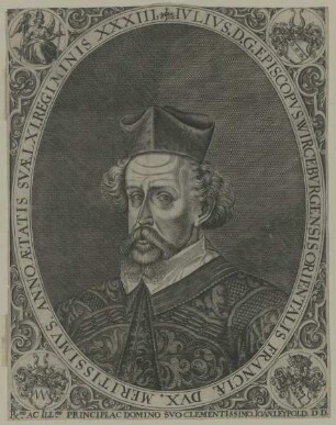 Bildnis des Würzburger Fürstbischofs Julius Echter von Mespelbrunn
