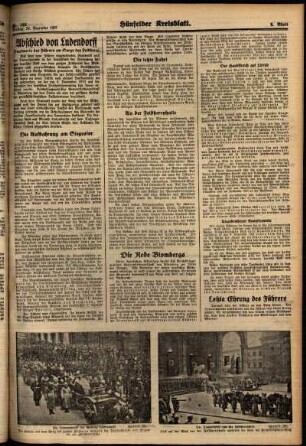 Zweite Ausgabe vom Freitag, den 24. Dezember 1937.