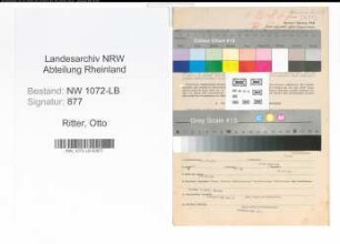 Entnazifizierung Otto Ritter , geb. 31.12.1907 (Landwirt)