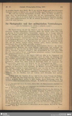 Die Photographie und ihre militairischen Verwendungen