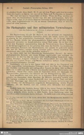 Die Photographie und ihre militairischen Verwendungen
