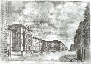 Neureuther, Gottfried von; München; Königlich - Bayerische Polytechnische Schule (TU) - Perspektive