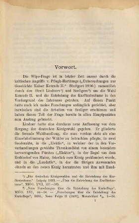 Studien zur Kritik Wipos : Inaugural-Dissertation