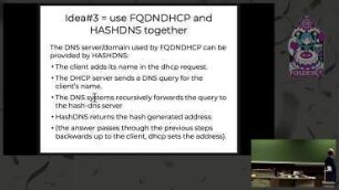 HashDNS and FQDNDHCP: IPv6 DNS configuration made easy