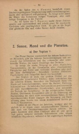 2. Sonne, Mond und die Planeten