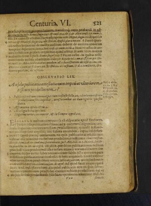 Observatio LIX. An sola publicatio attestationum impediat ulteriorem testium productionem?