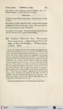 [691. Fabrica (Iohannes De) - 697. Florius (Franciscus)]
