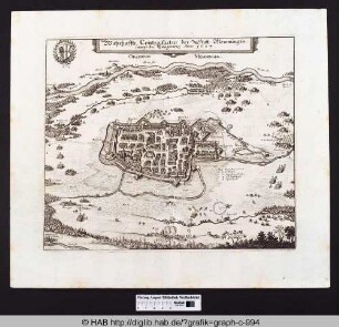 Wahrhaffte Contrafactur der Statt Memmingen, sampt der Belägerung anno 1634