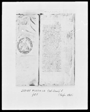 Victor-Codex, Evangelienharmonie nach Tatian; aus dem Besitz des heiligen Bonifatius —