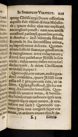 221-225, Quomodo, cor meum, audes ...
