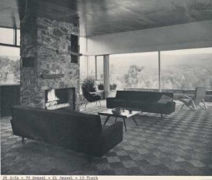 Wohnzimmer von Florence Knoll