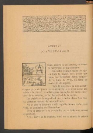 Capítulo CV - Lo inesperado