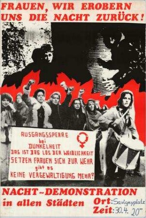 Frauen, wir erobern uns die Nacht zurück!