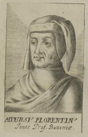 Bildnis des Accursius Florentinus