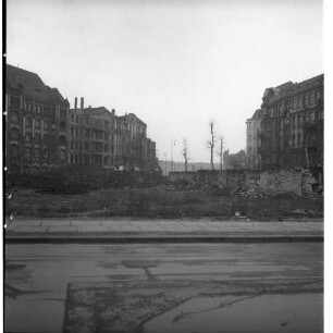 Negativ: Gelände, Martin-Luther-Straße 14, 1952