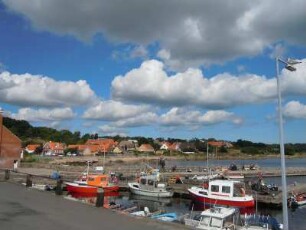 Bornholm - Fischerhafen : Aufgenommen im Fischerdorf Arsdale auf der dänischen Ostseeinsel Bornholm am 4. August 2010