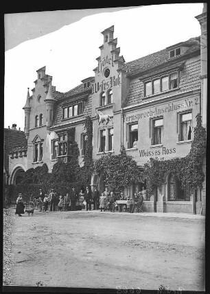 Groitzsch. Hotel Weißes Roß