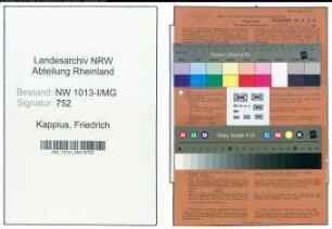Entnazifizierung Friedrich Kappius , geb. 17.07.1892 (Fraeser)