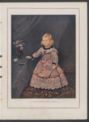 "La Infanta Margarita Teresa", por Velázquez - [Ilustración]