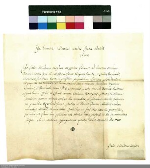 Profess des Frater Theodor Heyden aus Fulda