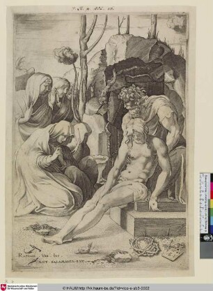 [Joseph d'Arimathée soutenant le corps mort de Jésus-Christ; The Entombment of Christ; Die Grablegung Christi]