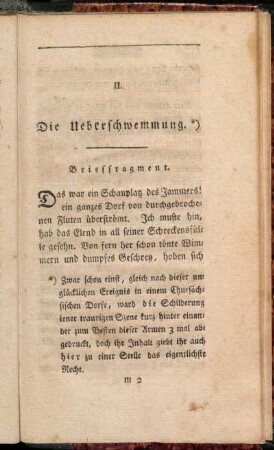 Die Ueberschwemmung.