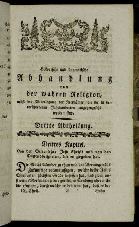 Dritte Abtheilung [Fortsetzung]