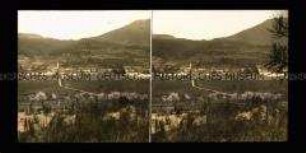 Blick auf Provencheres und Vogesen