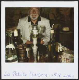 Wolfram Siebeck im Restaurant La Petite Maison de Cucuron