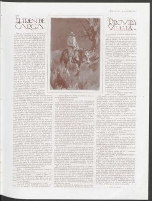 El tren de carga : Dibujo de Peláez