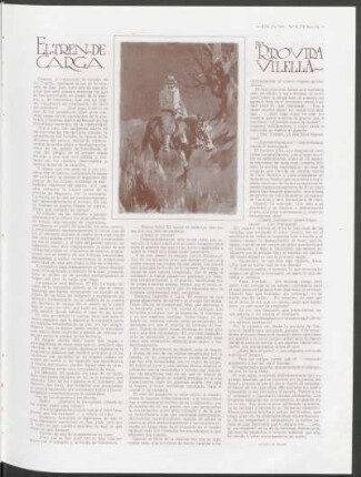 El tren de carga : Dibujo de Peláez