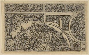 Mauresken, Blatt aus der Folge "Aussgetailt spiczen zu gross unnd kleine Werck"