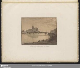 Ansicht des Schlossberges zu Meissen