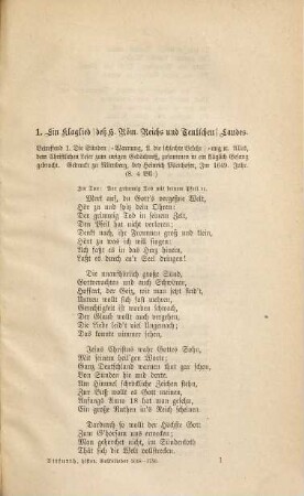Die historischen Volkslieder vom Ende des dreißigjährigen Krieges, 1648 bis zum Beginn des siebenjährigen, 1756