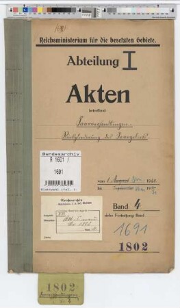 Saarverhandlungen. Rückgliederung des Saargebiets: Bd. 4