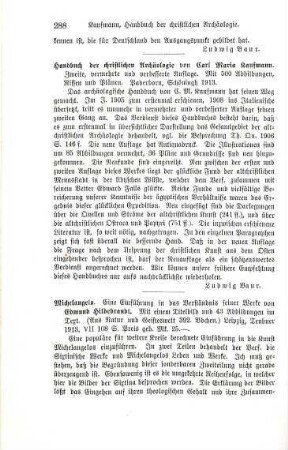 288-289 [Rezension] Hildebrandt, Edmund, Michelangelo