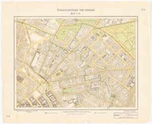 Alexanderplatz, Berlin Straubeplan, Blatt IA: Übersichtsplan Blatt I A 1:4000