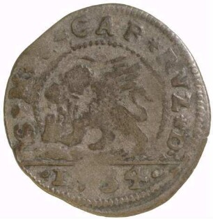Münze, 5 Soldi, 1734