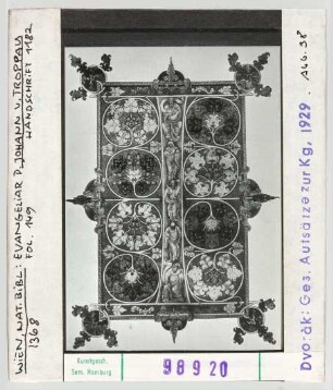 Wien, Nationalbibliothek: Cod. 1182, fol. 149, Evangeliar Johanns von Troppa