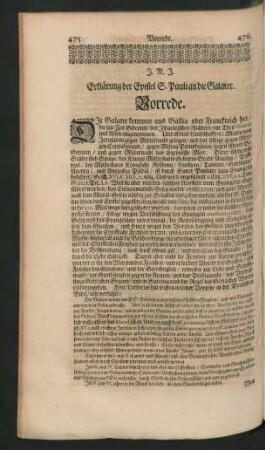 Erklärung der Epistel S. Pauli an die Galater.