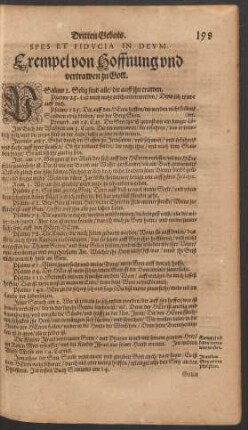 Spes Et Fiducia In Deum. Exempel von Hoffnung und vertrauen zu Gott.