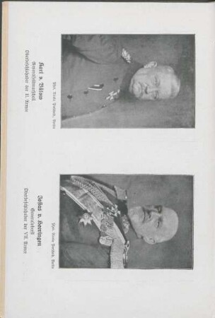 Karl v. Bülow Generalfeldmarschall; Josias v. Heeringen Generaloberst