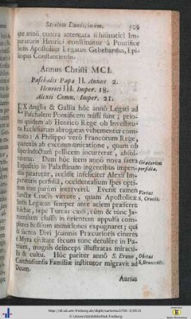 Saeculum Duodecimum.