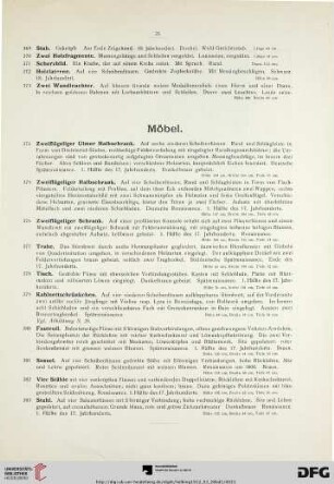Möbel (Nr. 374-493)