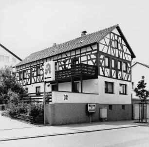 Sachteil Fachwerk-Obergeschoss; Hohenstein, Langgasse 32