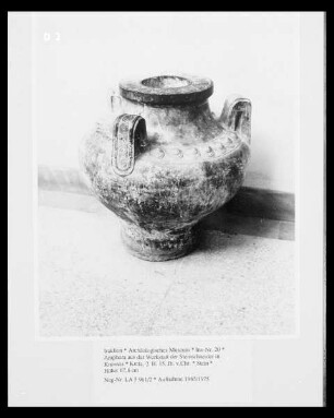 Amphora aus der Werkstatt der Steinschneider in Knossos