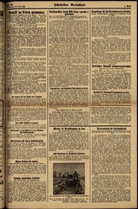 Zweite Ausgabe vom Mittwoch, den 29. Juli 1942.
