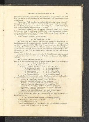 e. Das maritim-meteorologische Beobachtungsmaterial.
